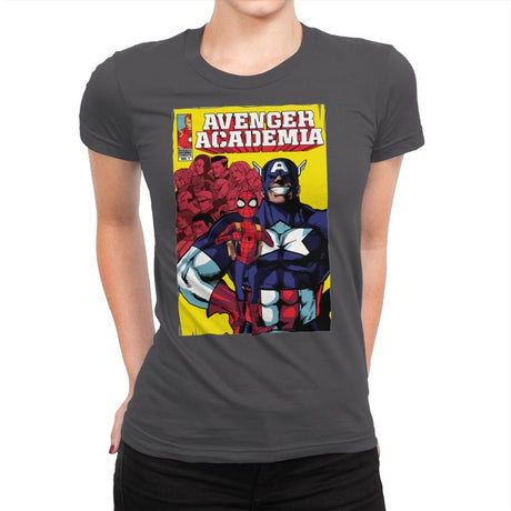 Avenger Academia - Anytime - Womens Premium T-Shirts RIPT Apparel Small / Heavy Metal