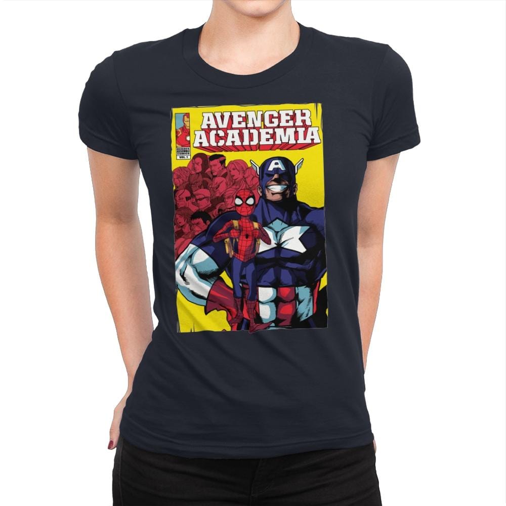 Avenger Academia - Anytime - Womens Premium T-Shirts RIPT Apparel Small / Midnight Navy