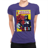Avenger Academia - Anytime - Womens Premium T-Shirts RIPT Apparel Small / Purple Rush