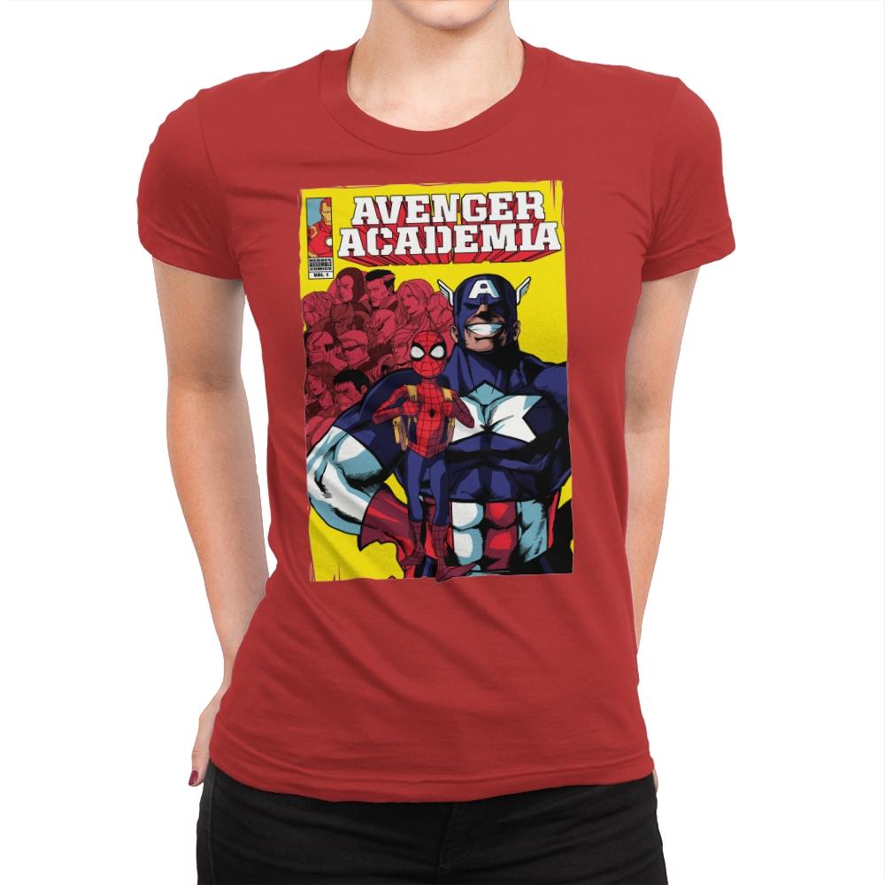 Avenger Academia - Anytime - Womens Premium T-Shirts RIPT Apparel Small / Red