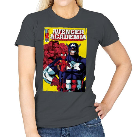 Avenger Academia - Anytime - Womens T-Shirts RIPT Apparel Small / Charcoal