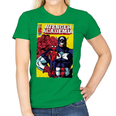 Avenger Academia - Anytime - Womens T-Shirts RIPT Apparel Small / Irish Green