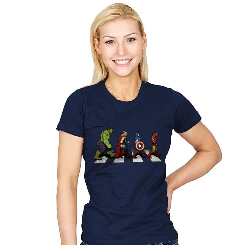 Avenger Road - Womens T-Shirts RIPT Apparel Small / Navy