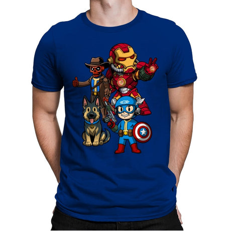 Avengers of the Wasteland - Mens Premium T-Shirts RIPT Apparel Small / Royal