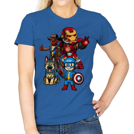 Avengers of the Wasteland - Womens T-Shirts RIPT Apparel Small / Royal