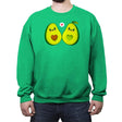 Avocados Love - Crew Neck Sweatshirt Crew Neck Sweatshirt RIPT Apparel Small / Irish Green