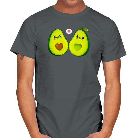 Avocados Love - Mens T-Shirts RIPT Apparel Small / Charcoal