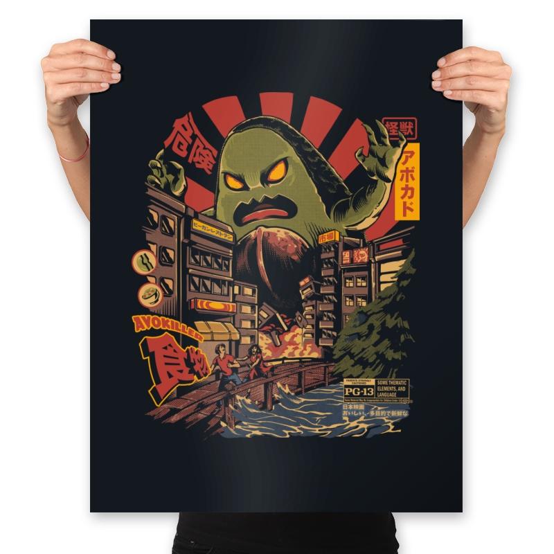 Avokiller - Prints Posters RIPT Apparel 18x24 / Black