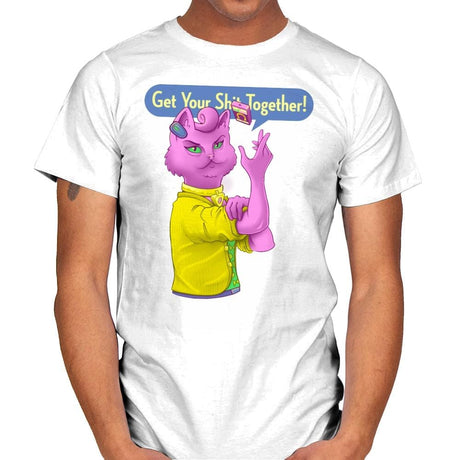 Aw Fish - Mens T-Shirts RIPT Apparel Small / White