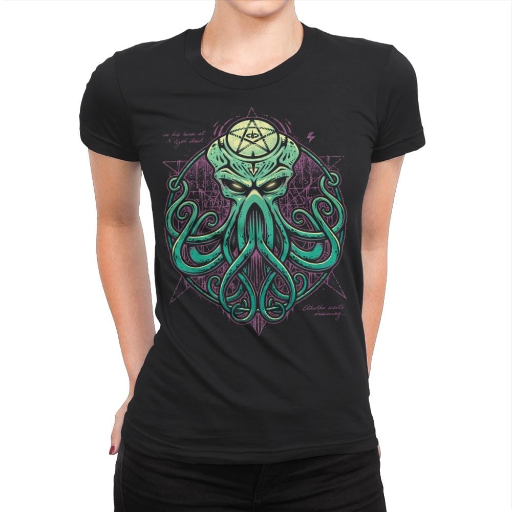 Awaken! - Womens Premium T-Shirts RIPT Apparel Small / Black