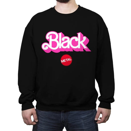 B.Metal - Crew Neck Sweatshirt Crew Neck Sweatshirt RIPT Apparel Small / Black