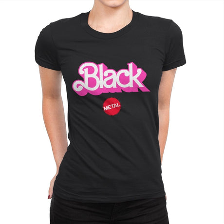 B.Metal - Womens Premium T-Shirts RIPT Apparel Small / Black