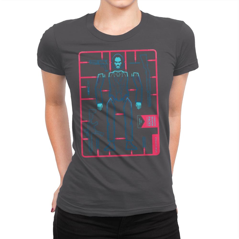 Baba Yaga Assembly Kit - Womens Premium T-Shirts RIPT Apparel Small / Heavy Metal