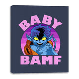 Baby Bamf - Canvas Wraps Canvas Wraps RIPT Apparel 16x20 / Navy