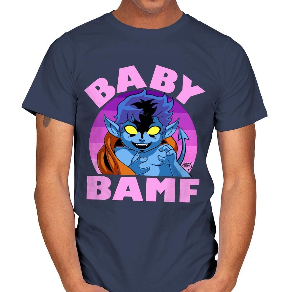 Baby Bamf - Mens T-Shirts RIPT Apparel Small / Navy