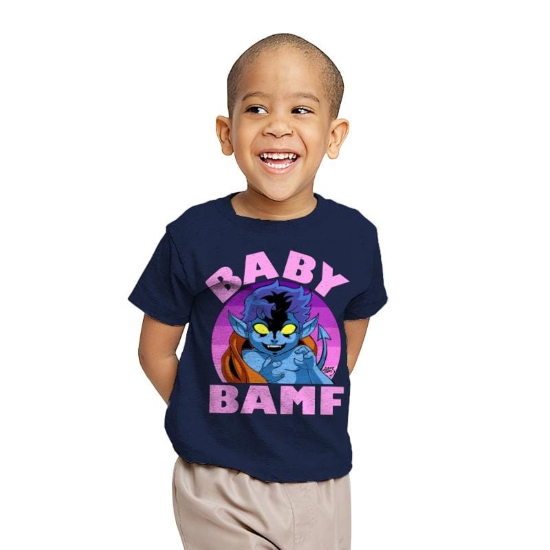 Baby Bamf - Youth T-Shirts RIPT Apparel X-small / Navy