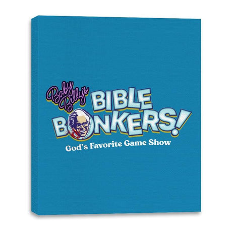 Baby Bill's Bible Bonkers - Canvas Wraps Canvas Wraps RIPT Apparel 16x20 / Sapphire
