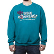 Baby Bill's Bible Bonkers - Crew Neck Sweatshirt Crew Neck Sweatshirt RIPT Apparel Small / Antique Sapphire