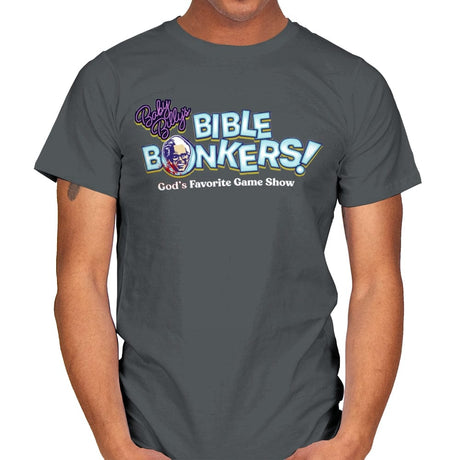 Baby Bill's Bible Bonkers - Mens T-Shirts RIPT Apparel Small / Charcoal