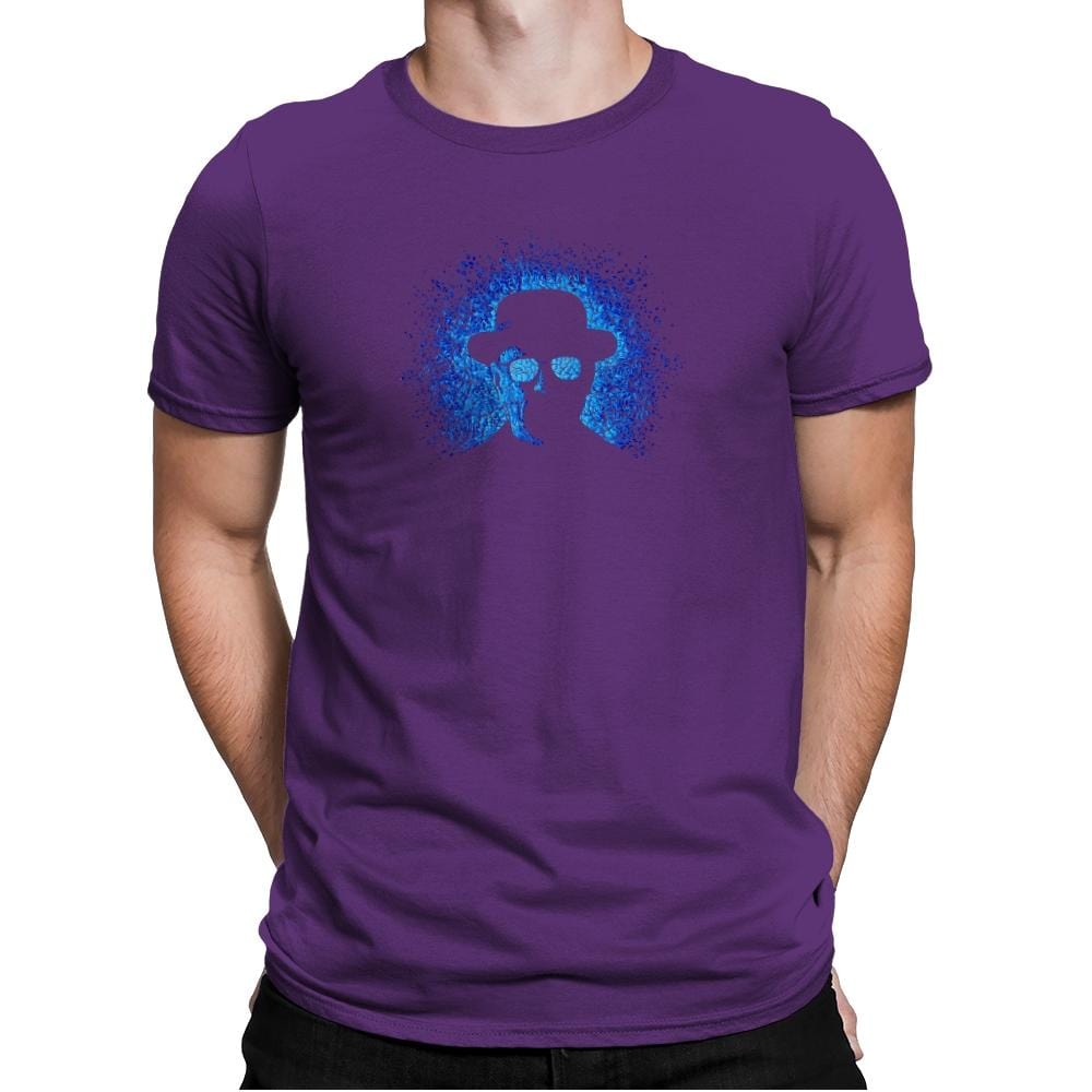 Baby Blue - Pop Impressionism - Mens Premium T-Shirts RIPT Apparel Small / Purple Rush