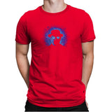 Baby Blue - Pop Impressionism - Mens Premium T-Shirts RIPT Apparel Small / Red