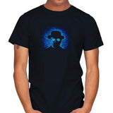 Baby Blue - Pop Impressionism - Mens T-Shirts RIPT Apparel Small / Black