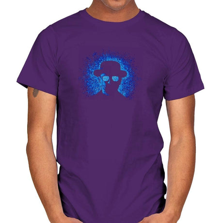 Baby Blue - Pop Impressionism - Mens T-Shirts RIPT Apparel Small / Purple