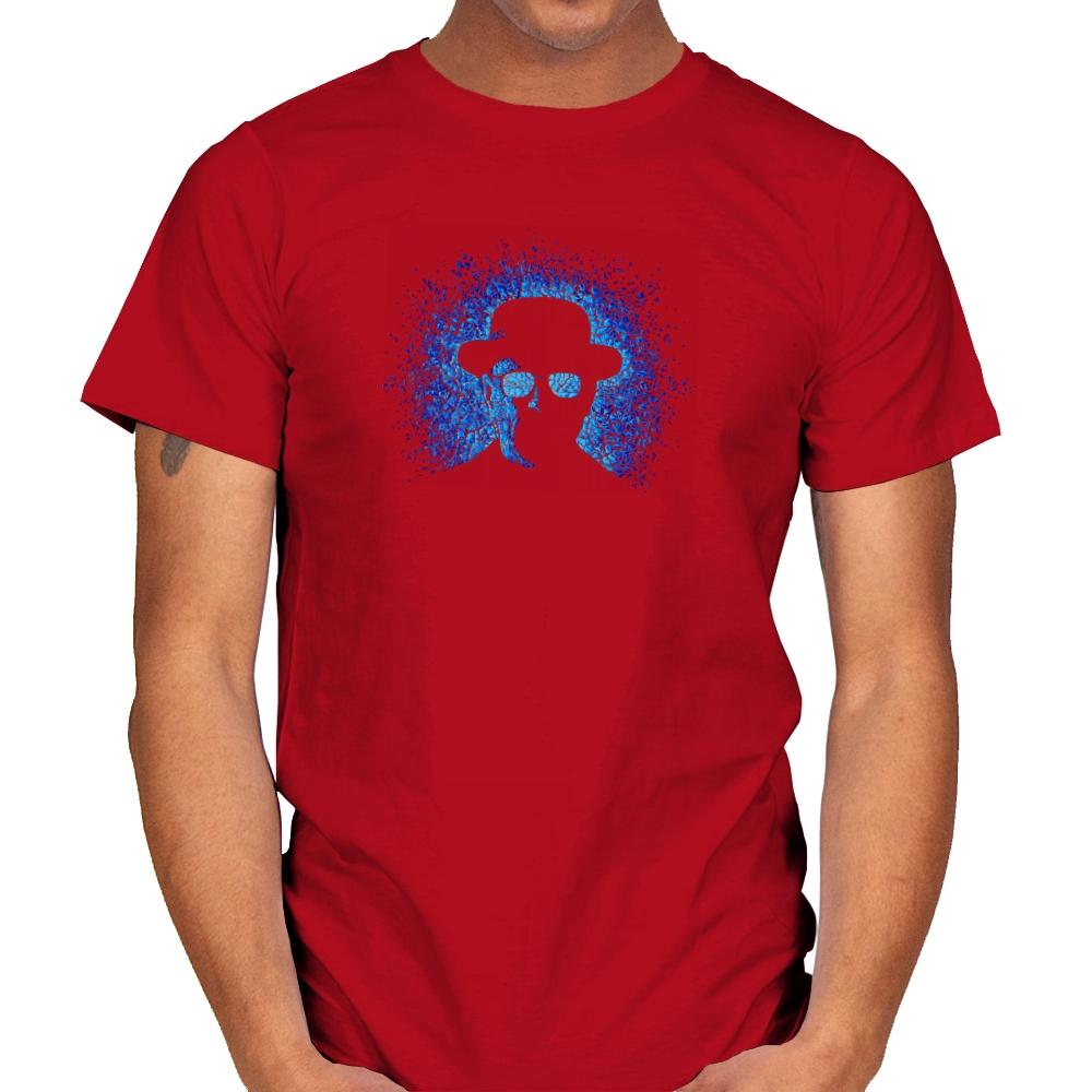 Baby Blue - Pop Impressionism - Mens T-Shirts RIPT Apparel Small / Red