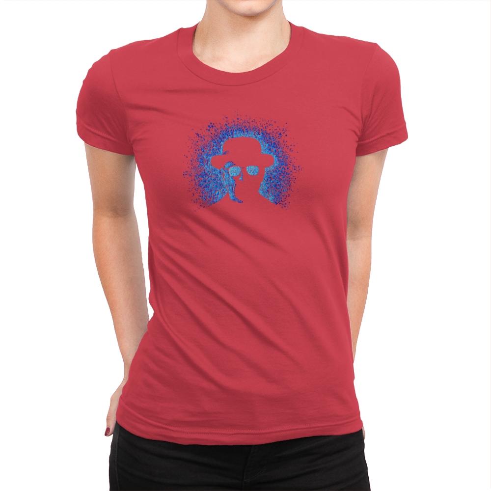 Baby Blue - Pop Impressionism - Womens Premium T-Shirts RIPT Apparel Small / Red