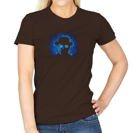 Baby Blue - Pop Impressionism - Womens T-Shirts RIPT Apparel Small / Dark Chocolate