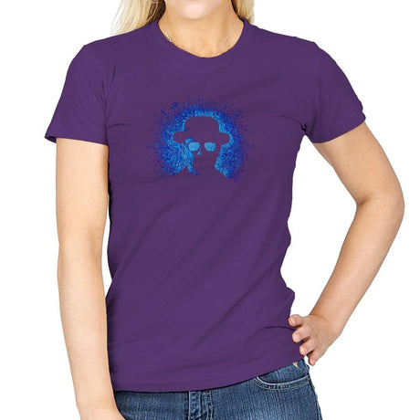 Baby Blue - Pop Impressionism - Womens T-Shirts RIPT Apparel Small / Purple