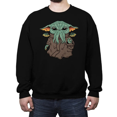 Baby Cthulhu - Crew Neck Sweatshirt Crew Neck Sweatshirt RIPT Apparel Small / Black