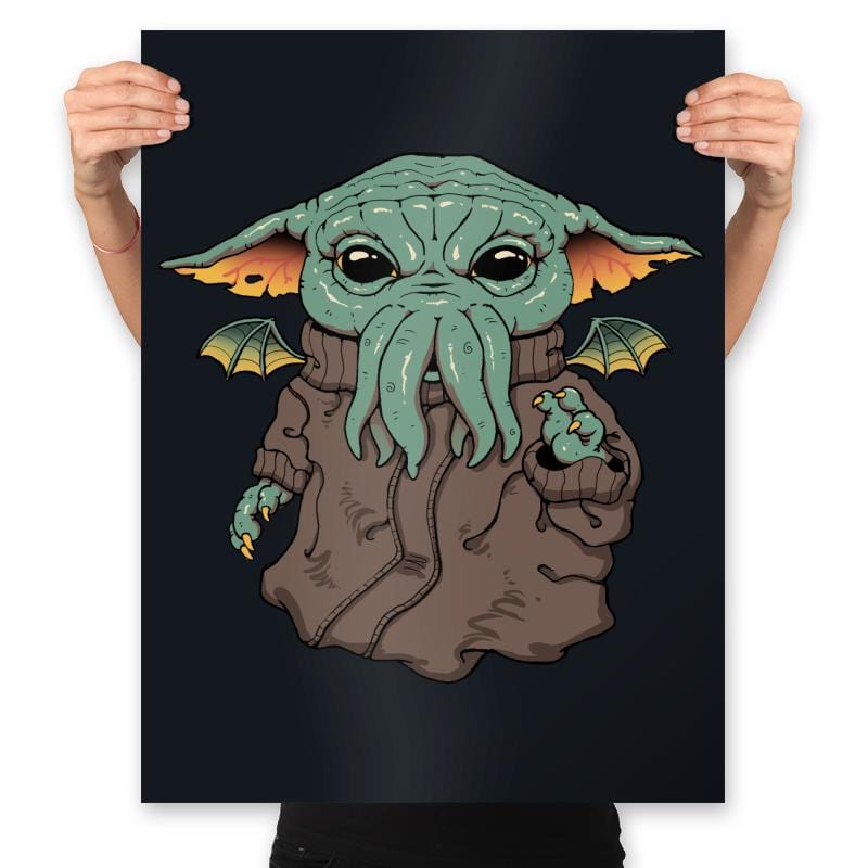 Baby Cthulhu - Prints Posters RIPT Apparel 18x24 / Black