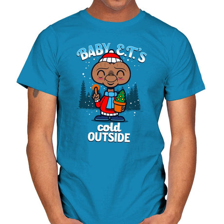 Baby E.T.'s Cold Outside - Mens T-Shirts RIPT Apparel Small / Sapphire