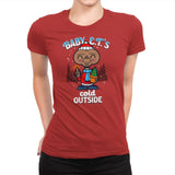 Baby E.T.'s Cold Outside - Womens Premium T-Shirts RIPT Apparel Small / Red