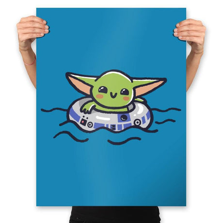 Baby Floats - Prints Posters RIPT Apparel 18x24 / Sapphire