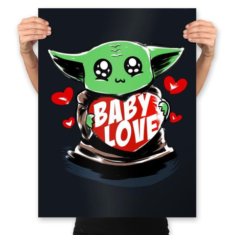 Baby Love - Prints Posters RIPT Apparel 18x24 / Black