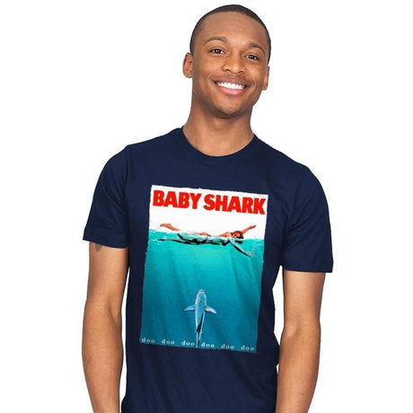 Baby Shark - Mens T-Shirts RIPT Apparel Small / Navy
