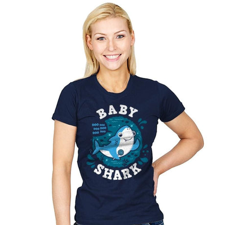 Baby Shark - Womens T-Shirts RIPT Apparel