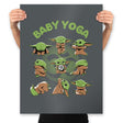 Baby Yoga - Prints Posters RIPT Apparel 18x24 / Charcoal