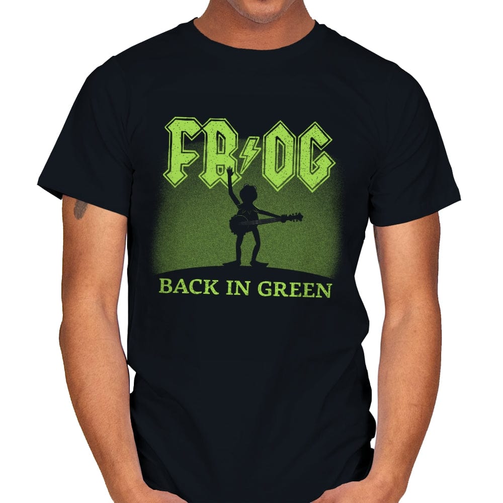 Back in Green - Mens T-Shirts RIPT Apparel Small / Black