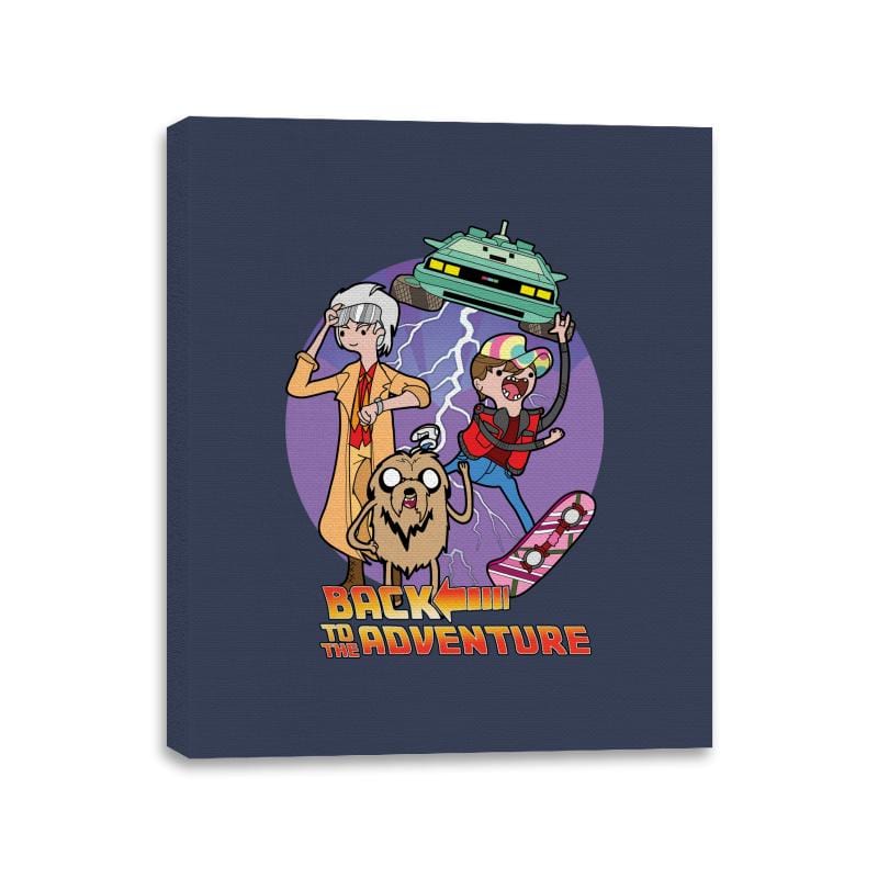 Back to Adventure - Canvas Wraps Canvas Wraps RIPT Apparel 11x14 / Navy