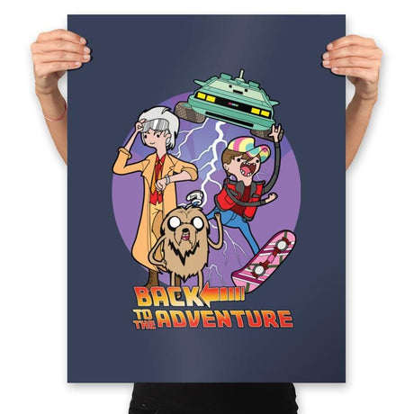 Back to Adventure - Prints Posters RIPT Apparel 18x24 / Navy