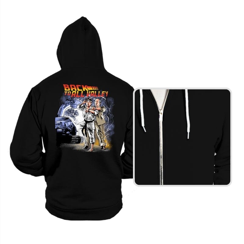 Back to All Valley - Hoodies Hoodies RIPT Apparel Small / Black