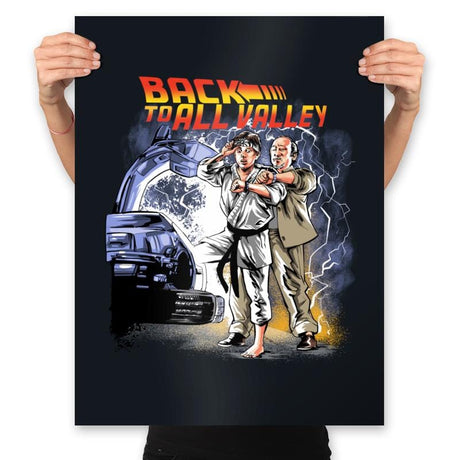 Back to All Valley - Prints Posters RIPT Apparel 18x24 / Black
