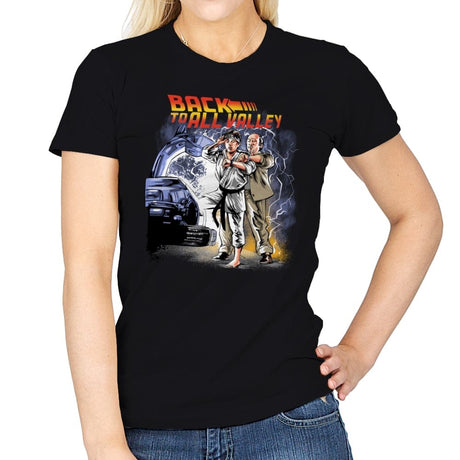 Back to All Valley - Womens T-Shirts RIPT Apparel Small / Black