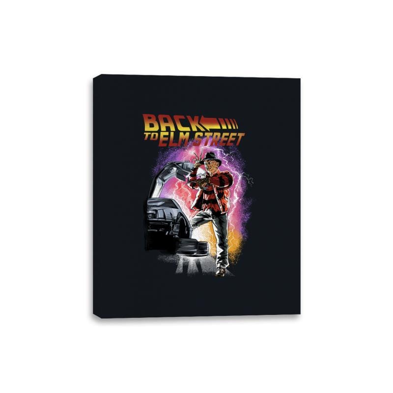 Back to Elm Street - Canvas Wraps Canvas Wraps RIPT Apparel 8x10 / Black