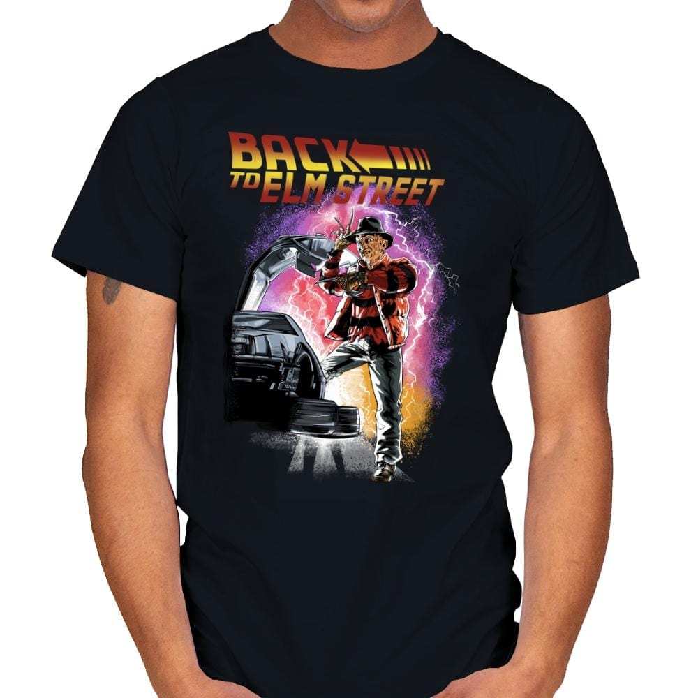 Back to Elm Street - Mens T-Shirts RIPT Apparel Small / Black