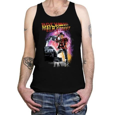 Back to Elm Street - Tanktop Tanktop RIPT Apparel X-Small / Black