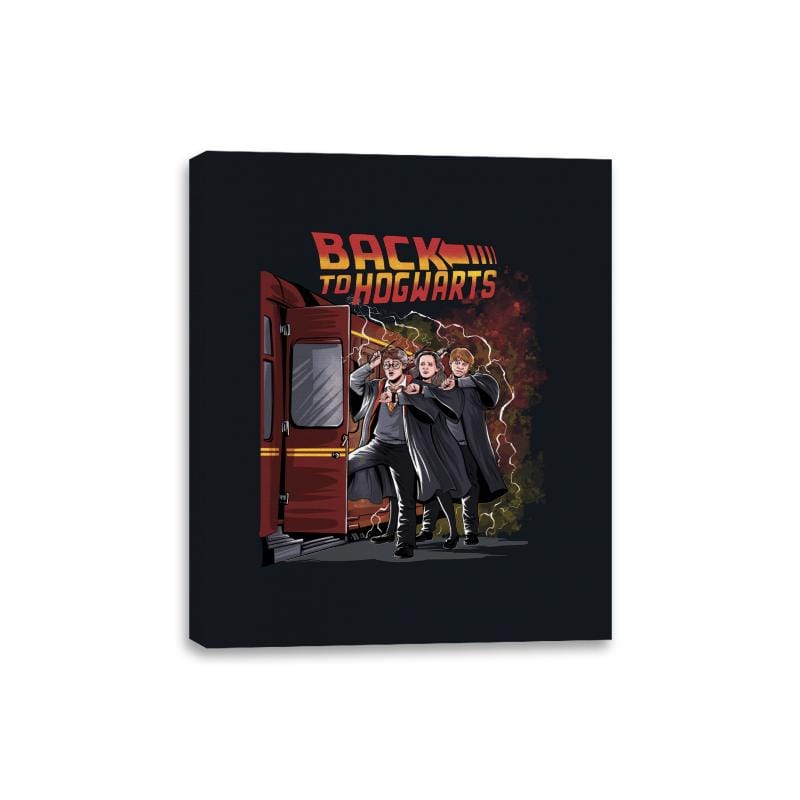 Back to Hogwarts - Canvas Wraps Canvas Wraps RIPT Apparel 8x10 / Black